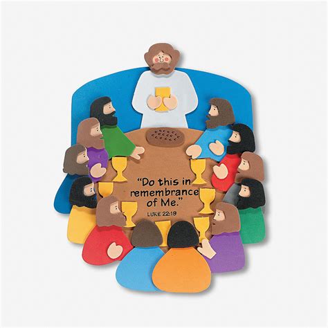 Fun way to learn math concepts like sorting, graphing, addition, subtraction, and even probability. Last Supper Magnet Craft Kit - Discontinued ...