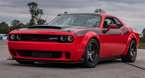 The 2018 challenger srt demon with more than 800 hp! Speedkore's Carbon Fiber Dodge Challenger SRT Demon Packs ...