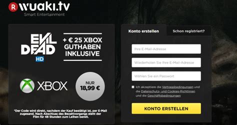 25 Euro Xbox Live Guthaben Evil Dead Als Hd Stream Für 1899 Euro
