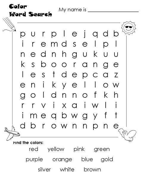 Free Easy Word Search For Kids Activity Shelter Easy Word Search For