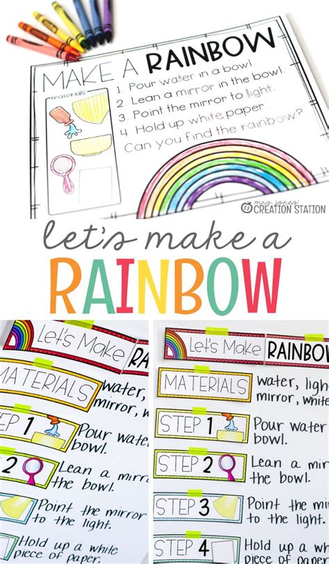 Lets Make Rainbows Mrs Jones Creation Station Kindergarten