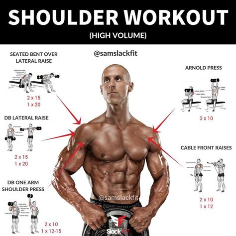 High Volume Shoulder Workout Shoulder Workout Fitness Body Best