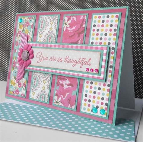 Thank You Card With Matching Embellished Envelope Garden