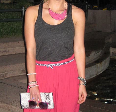 Bedazzles After Dark Outfit Post Hot Pink Happy Hour