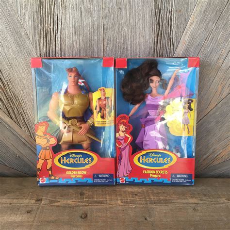 2 Hercules Mattel Figures Disney Fashion Secrets Megara Meg Etsy Finland