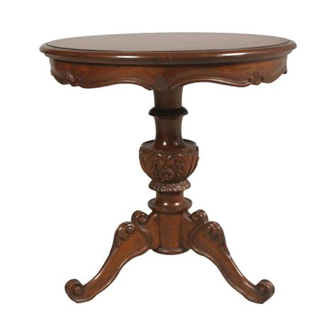 Buy center & coffee tables online at durian. Italian 1940s Baroque Round Coffee Table Burl Walnut ...
