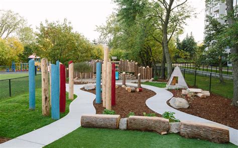 Toronto Montessori School Child Care Playground Earthscape Play