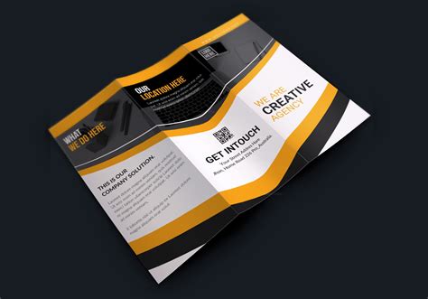 Texas Modern Creative Tri Fold Brochure Design Graphic Prime