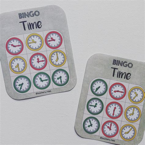 Bingo Time Unterrichtsmaterial Im Fach Englisch