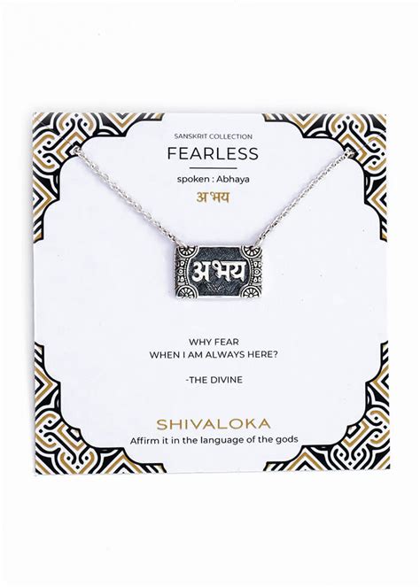 FEARLESS Power Mantra Necklace SHIVALOKA Authentic Rudraksha