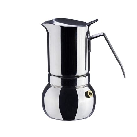 Buy Début Stainless Steel Italian Espresso Coffee Maker Stovetop Moka Pot Greca Coffee Maker