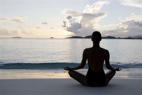 women, Sea, Beach, Yoga, Meditation Wallpapers HD ...