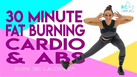 30 Minute Fat Burning Cardio And Abs Workout 🔥burn 385 Calories 🔥sydney Cummings Youtube
