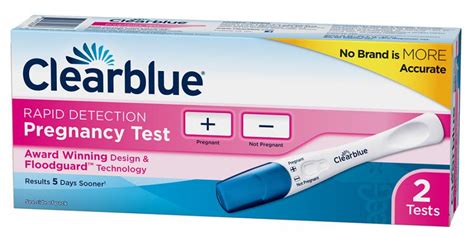 Prueba De Embarazo Clearblue Con Detección Rápida