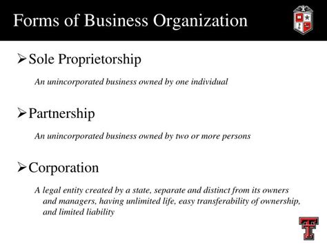 The Simplest Form Of Business Organization Is The Business Walls