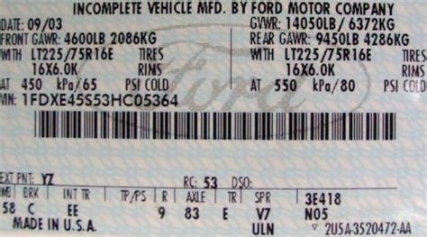 Get a free vin check with autodna. Without Understanding the VIN Number On Your Motorhome ...
