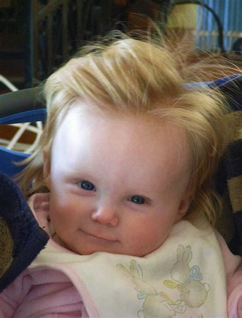 21 Adorable Babies Born With Full Heads Of Hair