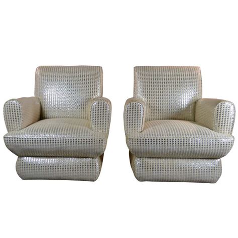 Pair Of 70s Glamour Armchairs At 1stdibs