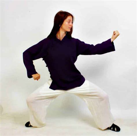 traditional wudang tai chi suit for women dark purple and white internal wudang store