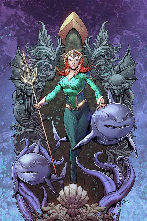 Mera Queen Of Atlantis On Behance Comic Aquaman Aquamanmovie