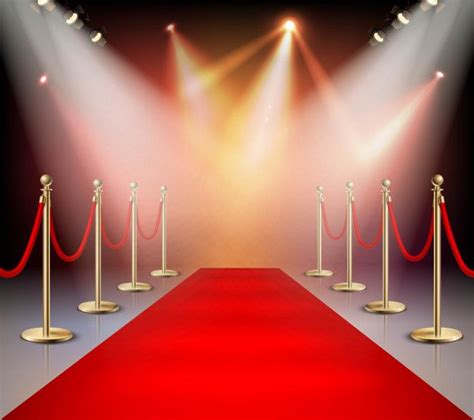 Red Carpet Background Vector Png