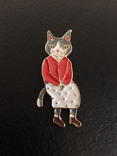 Cat Enamel Pin Cat Pin Badge Hard Enamel Pin Lapel Pin Etsy