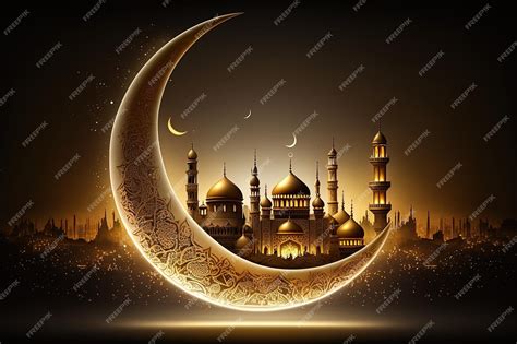 Premium Photo Islamic Greeting Eid Mubarak Cards For Muslim
