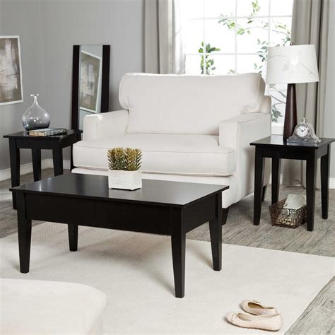 Shop for black coffee tables in coffee tables. Black Coffee And End Table Sets Furniture | Roy Home Design