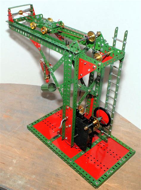 Meccano Model Page 75 Meccano Forge Crane Meccano Meccano Models Crane