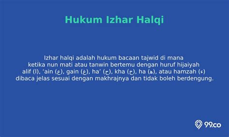 Contoh Bacaan Izhar Halqi Dalam Al Quran Dan Penjelasannya