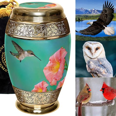 Hummingbird Cremation Urns Cremation Urns For Human Ashes Adult For Funeral Burial Columbarium
