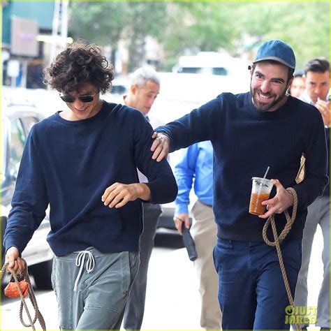 Zachary Quinto Miles Mcmillan Share Some Sweet Pda In Nyc Photo