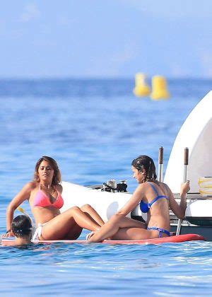 Antonella Roccuzzo In A Bikini On A Yacht In Ibiza GotCeleb