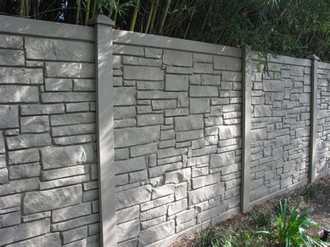 Simtek Ecostone Simulated Stone Fence This Decorative Rock Wall With