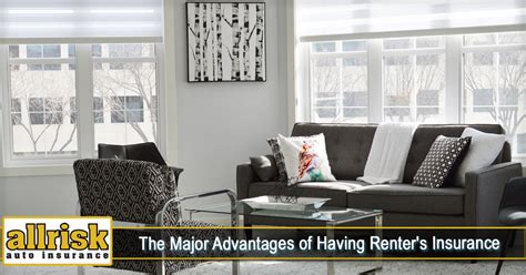 While most people are willing to spend on health and life insurance, a lot of renters are often reluctant to buy renters insurance. The Major Advantages of Having Renter's Insurance ...