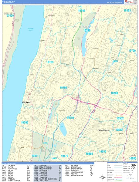 Maps Of Yonkers New York