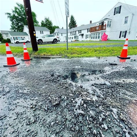 Video Shows Aftermath Of Lightning Striking Pavement In Western
