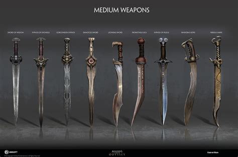 Artstation Assassins Creed Odyssey Weapon Concept Gabriel Blain