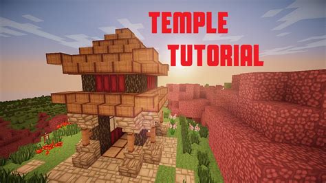 Minecraft Small Eastern Temple Tutorial Youtube