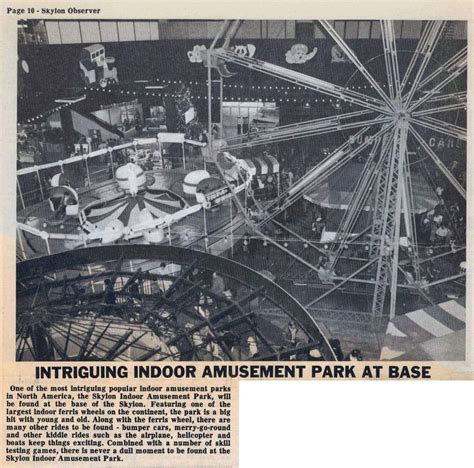 Check spelling or type a new query. Skylon Tower Indoor Amusement Park