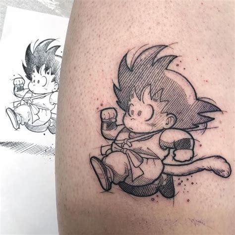 Dragon Ball Tattoo Oficial🐉 On Instagram Goku Kid Tattoo Dragon