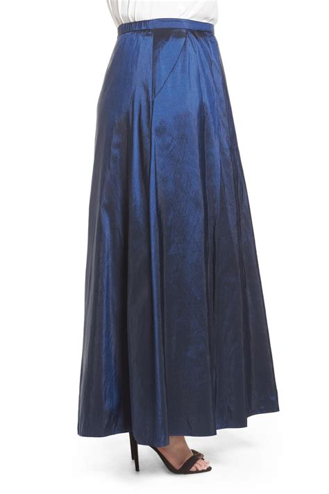 Alex Evenings Taffeta Ballgown Skirt In Navy Blue Lyst