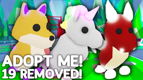 Adopt Me Is Removing 18 Pets Roblox Adopt Me Retired Egg Pets Update
