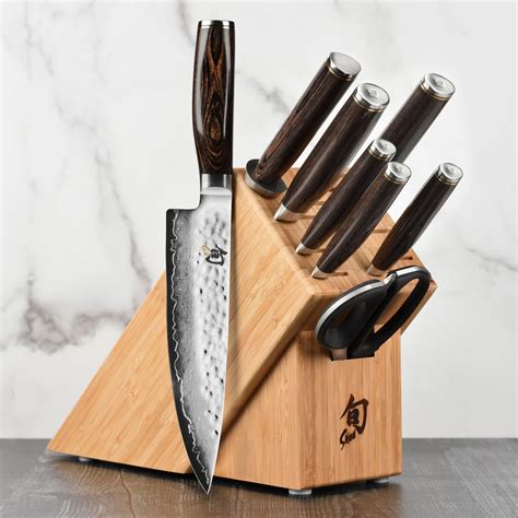 Shun Bamboo Knife Block 11 Slot Cutlery And More