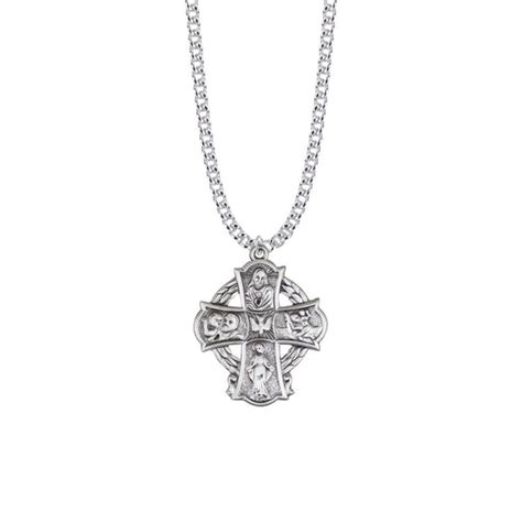 5 way wreath sterling silver medal the catholic t store