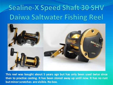 Reels Daiwa Sealine X Shv Saltwater Fishing Reel Was Sold For R