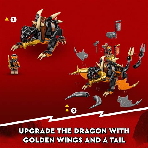 lego 71782 ninjago coles earth dragon evo building toy set