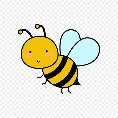 Flying Bee Clipart Transparent Background Bee Clipart Cartoon Image