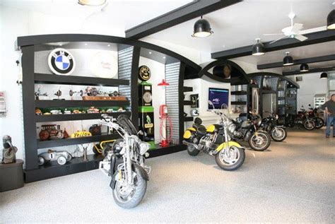 Dream Motorcycle Garages Park Your Ride In Style At Night Motorcycle