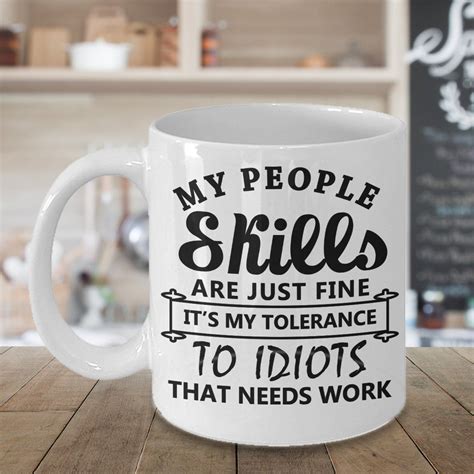 Office Sarcasm Coffee Mug Coworkers Sarcasm Gift For Employee Etsy